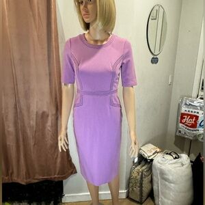 Boden stretch Lavender dress